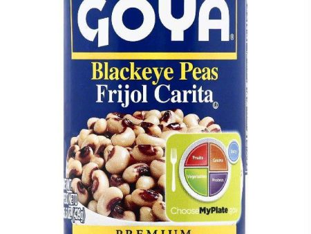 Goya Premium Blackeye Peas, 15.5 OZ (Pack of 24) on Sale