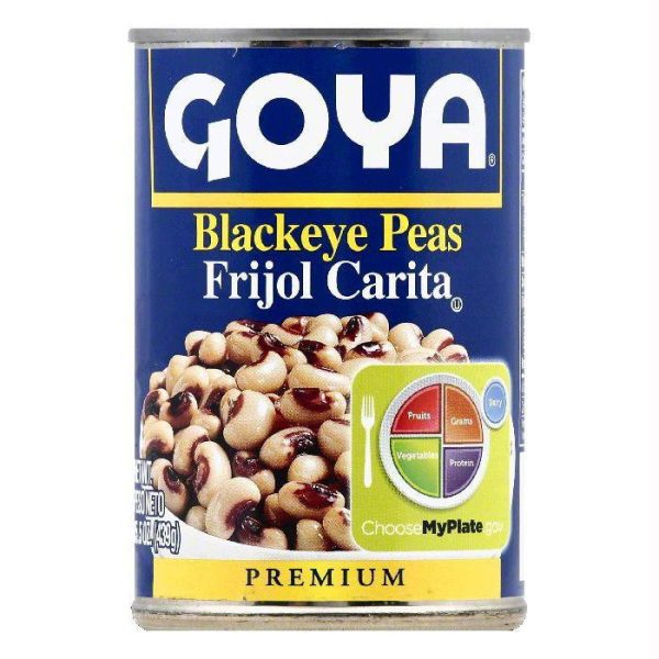 Goya Premium Blackeye Peas, 15.5 OZ (Pack of 24) on Sale