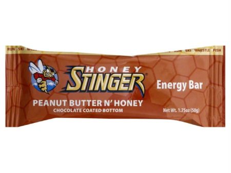 Honey Stinger Peanut Butter N  Honey Energy Bar, 1.75 Oz (Pack of 15) on Sale