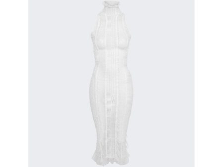 Roberta Einer | Women | Angel Midi Bodycon Dress White Discount