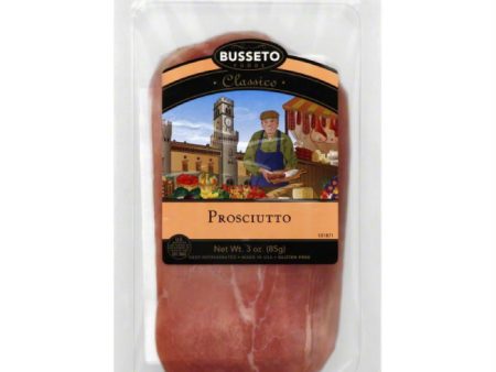 Busseto Prosciutto, 3 Oz (Pack of 12) Hot on Sale