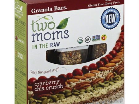 Two Moms in the Raw Cranberry Chia Crunch Granola Bars, 6 Oz (Pack of 6) Online now