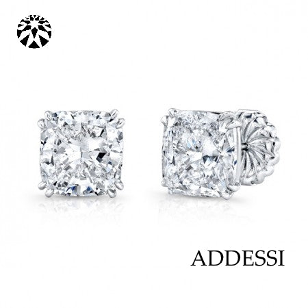 Cushion Cut Diamond Earrings Online Hot Sale