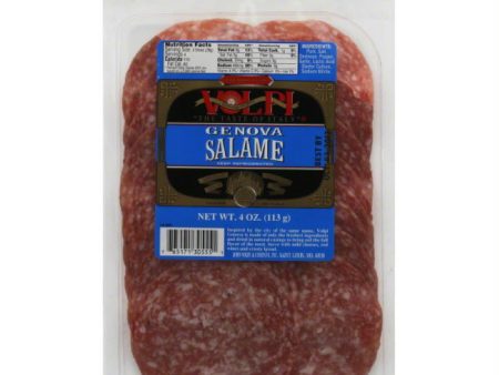 Volpi Genova Salame, 4 Oz (Pack of 12) For Discount