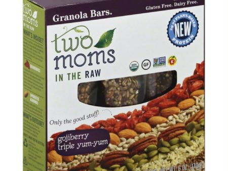 Two Moms in the Raw Gojiberry Triple Yum-Yum Granola Bars, 6 Oz (Pack of 6) Fashion