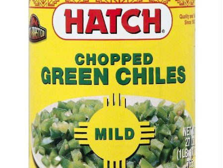 Hatch Mild Fire Roasted Chopped Green Chiles, 27 OZ (Pack of 6) Discount