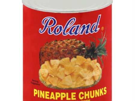 Roland Chunks Pineapple, 107 Oz (Pack of 6) Online