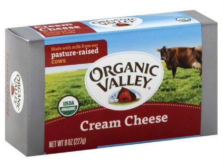 Organic Valley Cream Cheese, 8 Oz (Pack of 12) For Sale