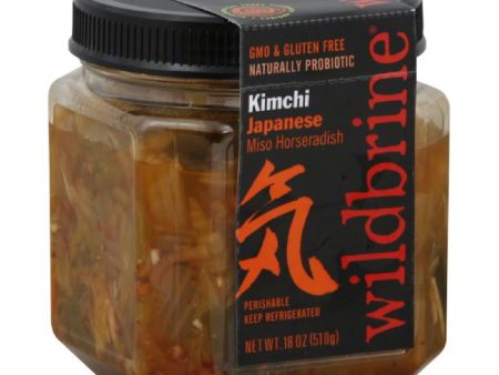 Wildbrine Miso Horseradish Japanese Kimchi, 18 Oz (Pack of 6) on Sale