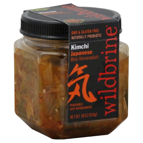 Wildbrine Miso Horseradish Japanese Kimchi, 18 Oz (Pack of 6) on Sale