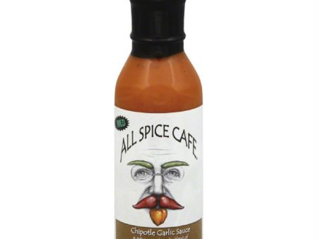 All Spice Cafe Med Chipotle Garlic Sauce, 12 Oz (Pack of 6) Discount