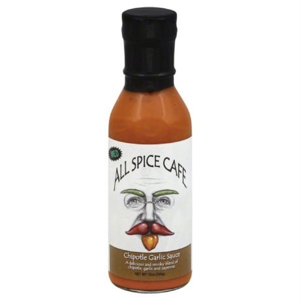 All Spice Cafe Med Chipotle Garlic Sauce, 12 Oz (Pack of 6) Discount