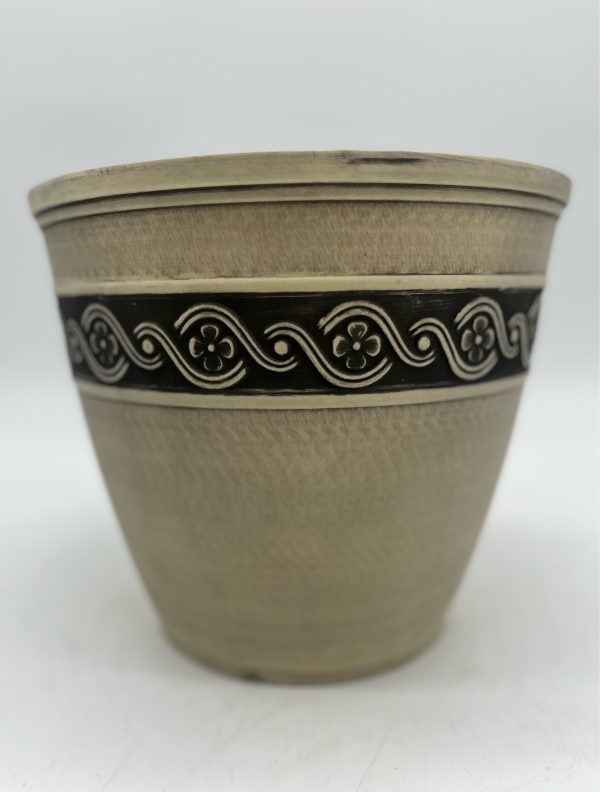 Corinthian Round Plastic Planter on Sale