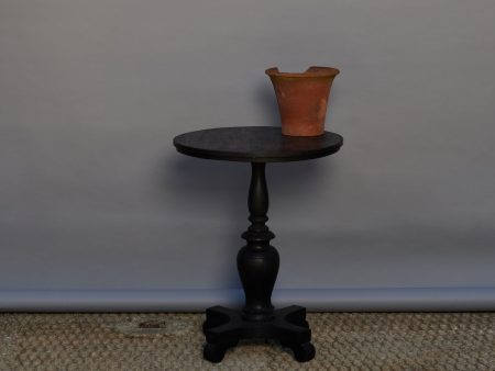 Small Ebonized Teak Side Table from Borneo Discount