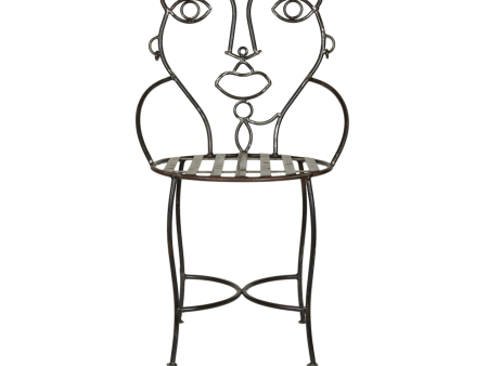 Metal Face Chair - Hers Online