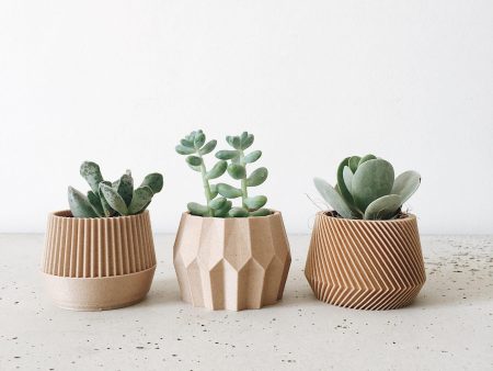 Set of 3 planters - Oslo Kobe Tokyo For Sale