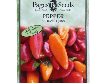 Pepper - Serrano Hot For Sale