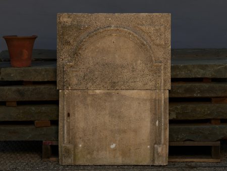 2 Piece 18th Century French Limestone Chimney Piece Online Hot Sale