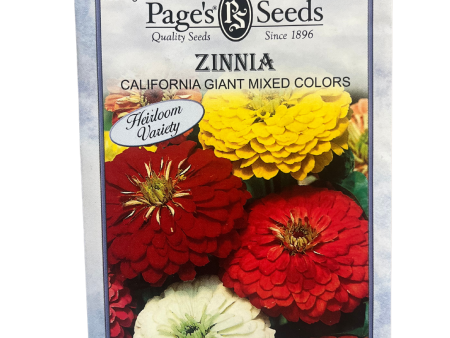 Zinnia - California Giant Mix Seeds on Sale