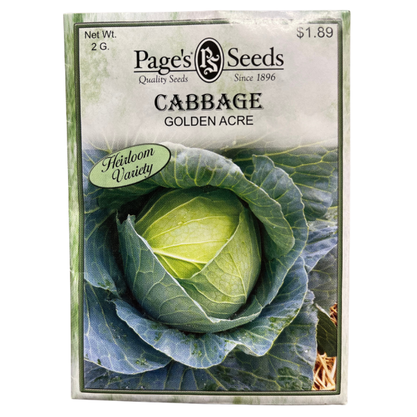 Cabbage - Golden Acre Seeds Sale