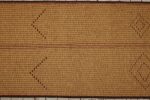 Early Toast Coloured Tuareg Runner with Stepped Diamonds Pattern ............. (4 5  x 16 4 ) Cheap