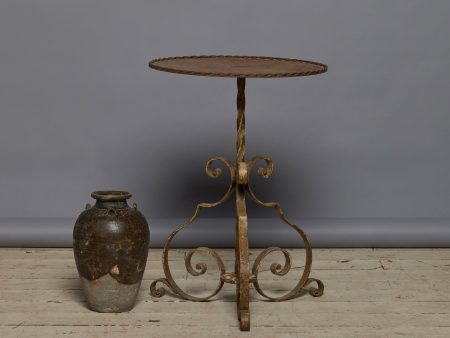 Gilt Iron Spanish Side Table Online Sale