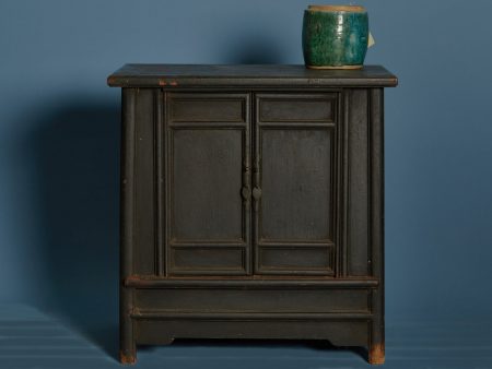 18th Century Chinese Black Lacquer Cabinet with Original Surface Discount