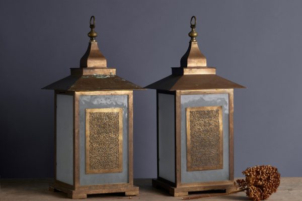 Pair of Mid Century Modern Table Lanterns from La Mamounia in Marrakesh Hot on Sale