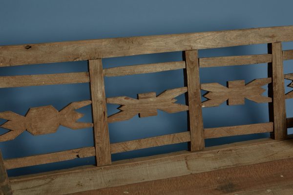 Dutch Colonial Teak Bench from Sumatra For Cheap