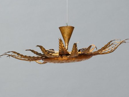 Gilt Iron Spanish Ceiling Fixture Sale