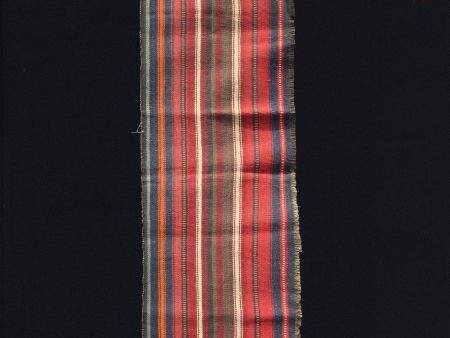 Acik Heybe With Red, Blue, Orange And Grey Stripes (1  4.5   x 6 ) Online Sale