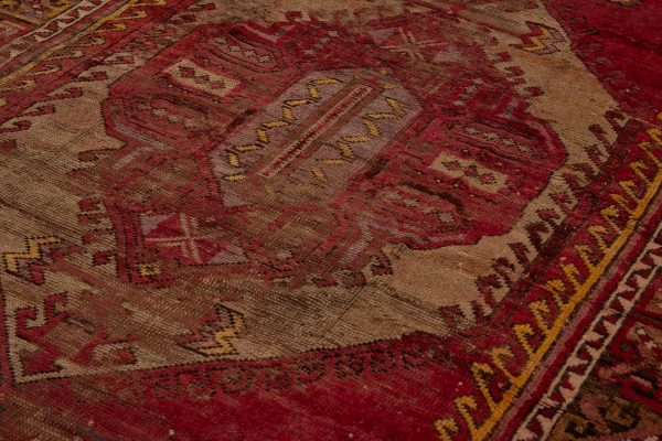 18th Century Anatolian Silky Red Yellow & Purple .............. (5 10  x 10 5  ) on Sale