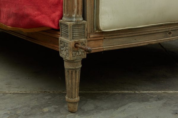 18th Century French Carved Beech Wood Twin Sized Bed Online now