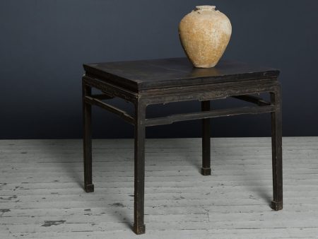 Late 17th Century Early 18th Century, Black Laquer Ming Square Table on Sale