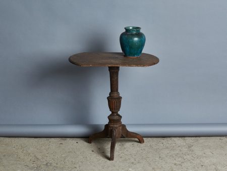 19th Century Dutch Colonial Candle Stand from Jakarta Supply