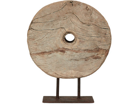 Wood Wheel on Stand Online Hot Sale