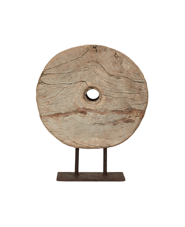 Wood Wheel on Stand Online Hot Sale