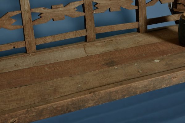 Dutch Colonial Teak Bench from Sumatra For Cheap