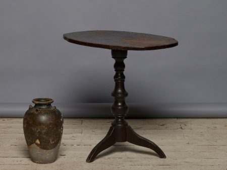 Oval Top Dutch Colonial Teak Tea Table Supply