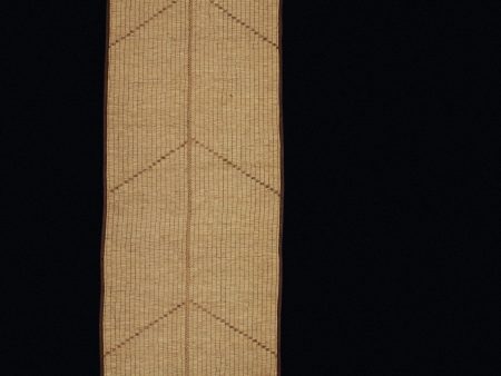 Light Coloured Tuareg Runner with Herringbone Pattern ............. (3 8  x 13 1 ) Online Sale