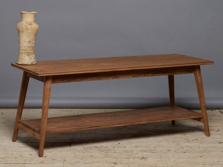 Mid Century Modern Teak Coffee Table with Lower Shelf Online