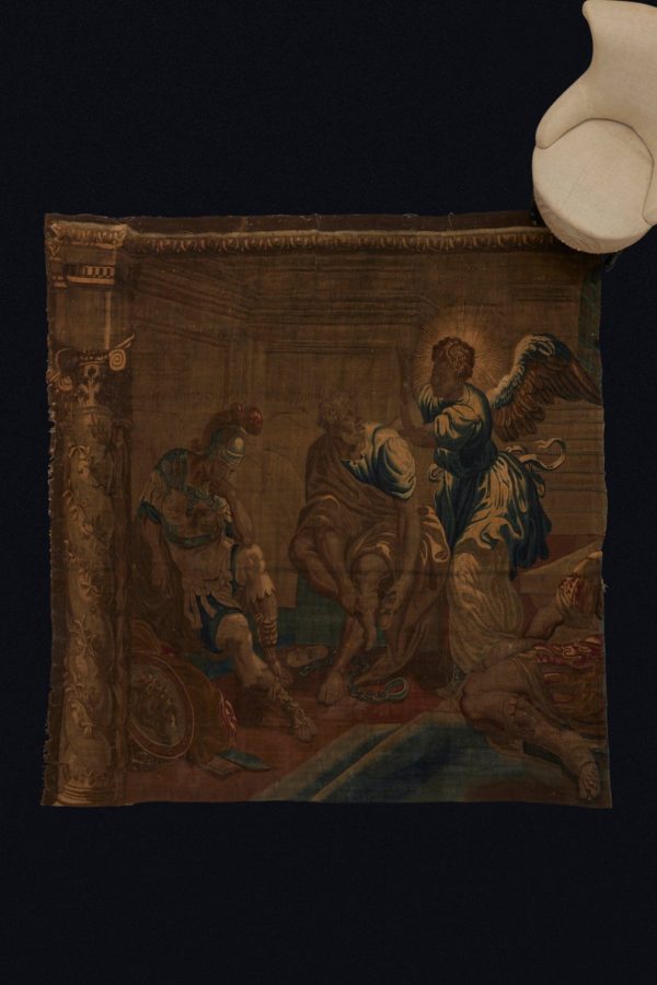 17th Century Mortlake Tapestry Fragment of Saints Peter & James Fashion