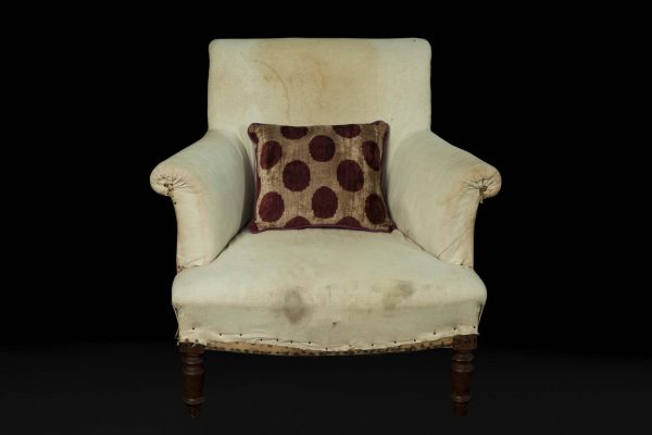 Uzbec Silk Velvet Ikat Pillow Discount