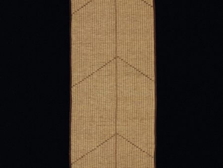 Extra Long Tuareg Runner in Pale Sable Colour with Herringbone Pattern ............. (3 8  x 13 1 ) on Sale