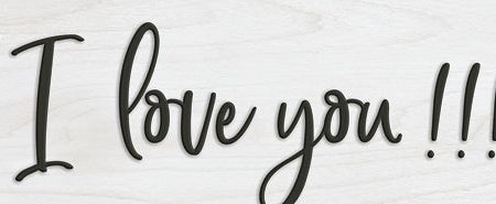 BOY474 - I Love You - 18x6 For Cheap