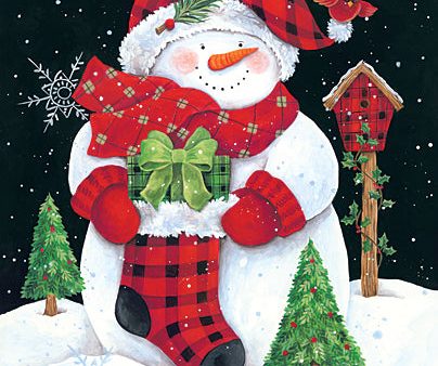 ART1148 - Plaid Snowman - 12x18 For Discount